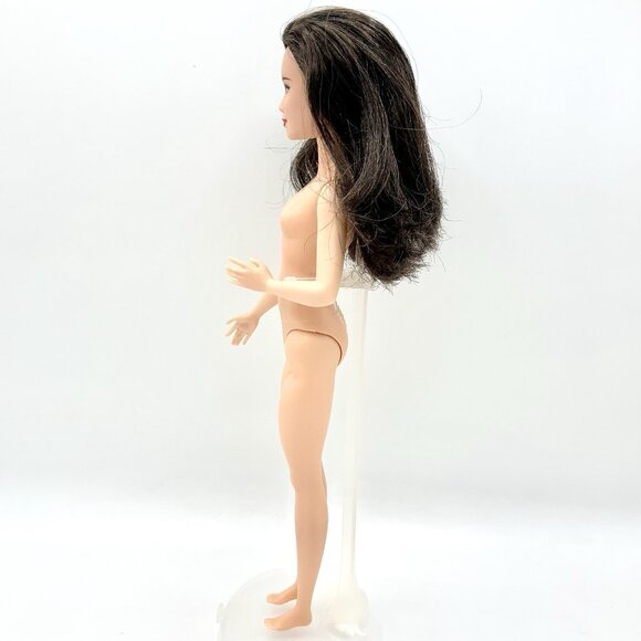 BARBIE Fashionista NAUTICAL TOP #61 Replacement Barbie Doll Nude Petite Flatfeet - Picture 7 of 14